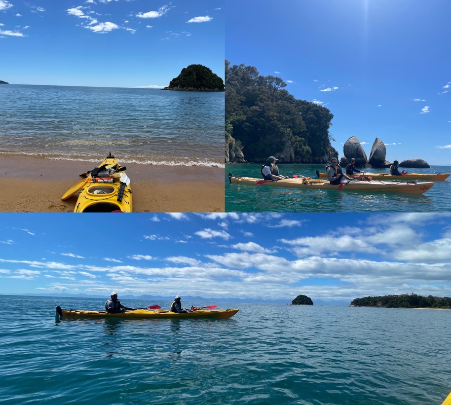 Ngaio team took to the sea for a Christmas paddle